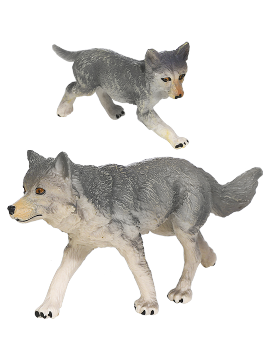 Игровой набор Masai Mara Семья серых волков - фото 6