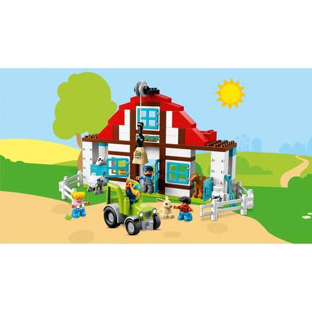 Конструктор LEGO DUPLO День на ферме блочный
