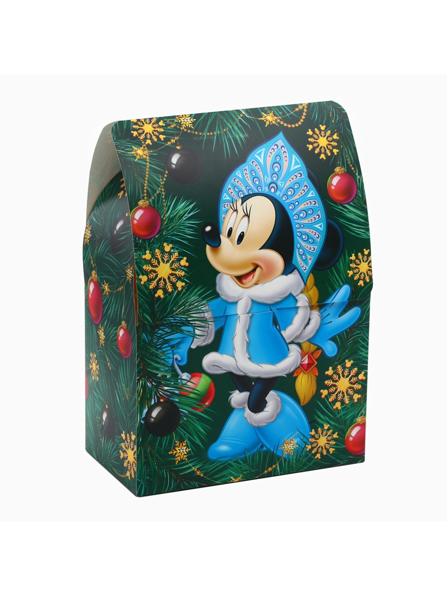 Коробка складная, новогодняя Disney "С Новым годом!", 16 х 24 х 9 см - фото 3