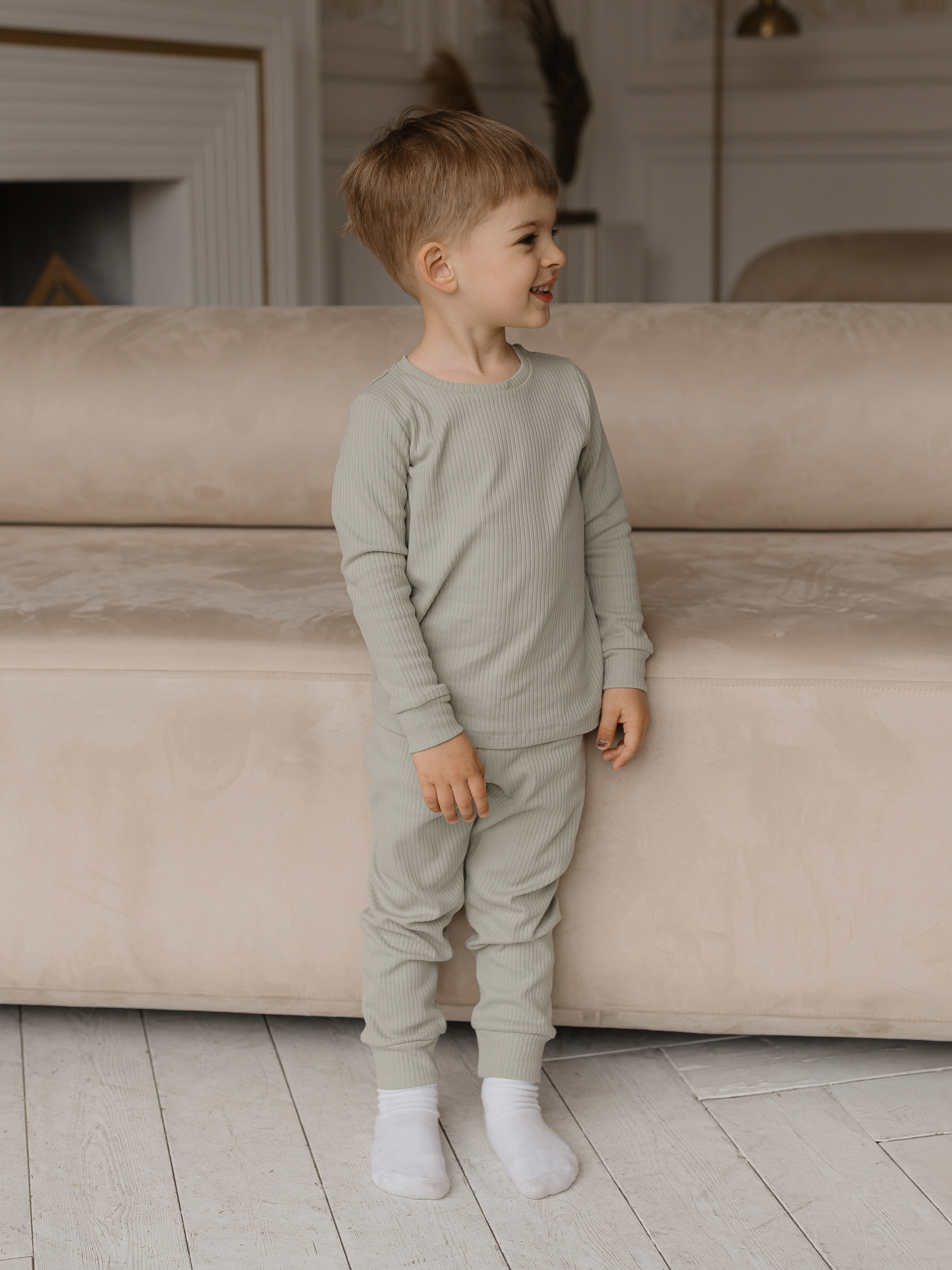 Пижама Alisse dreams ПКБРБ0034/шалфей - фото 2