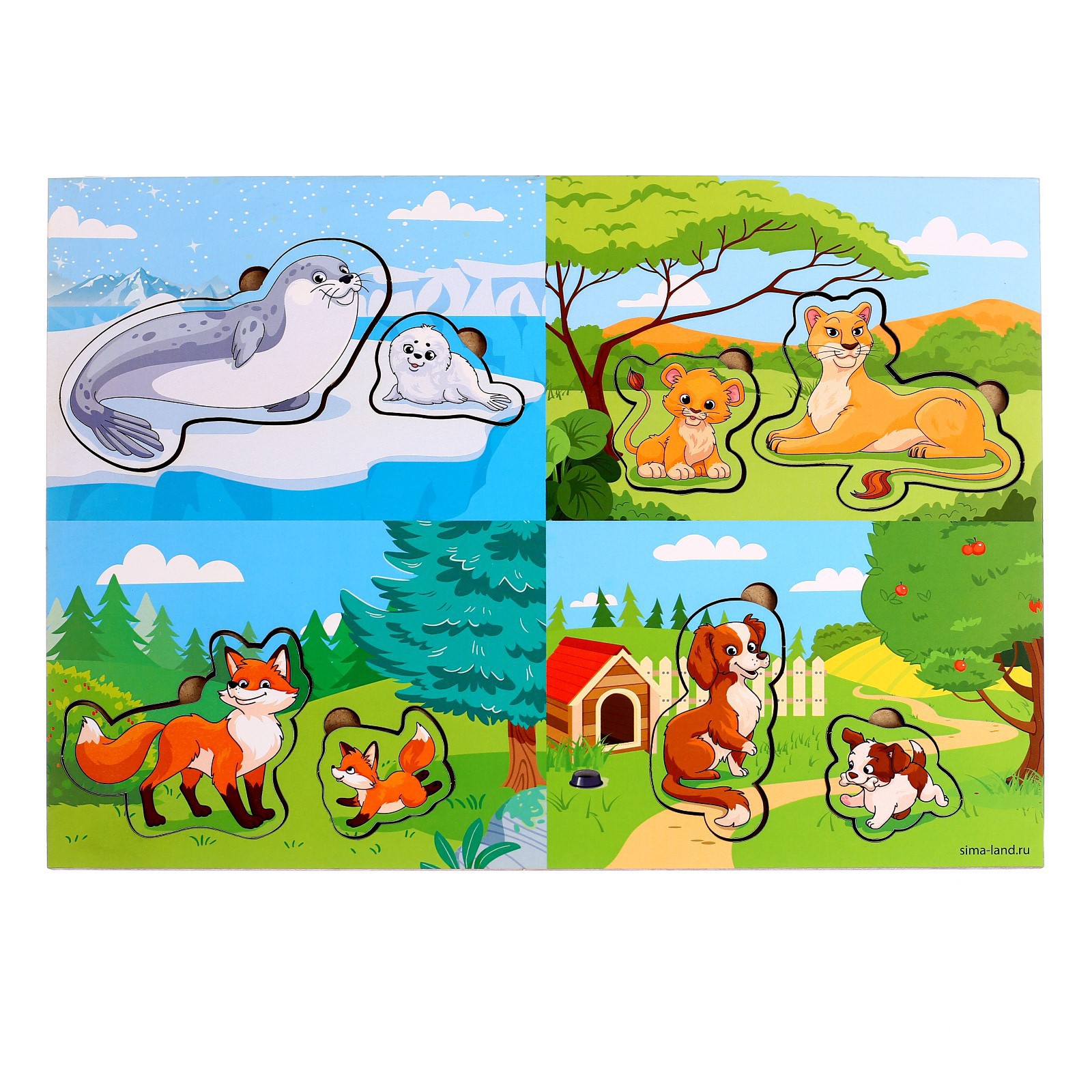 Настольная игра Лесная мастерская Кто где живёт - фото 2
