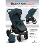 Коляска прогулочная JOVOLA SELENA AIR с сумкой синий синий