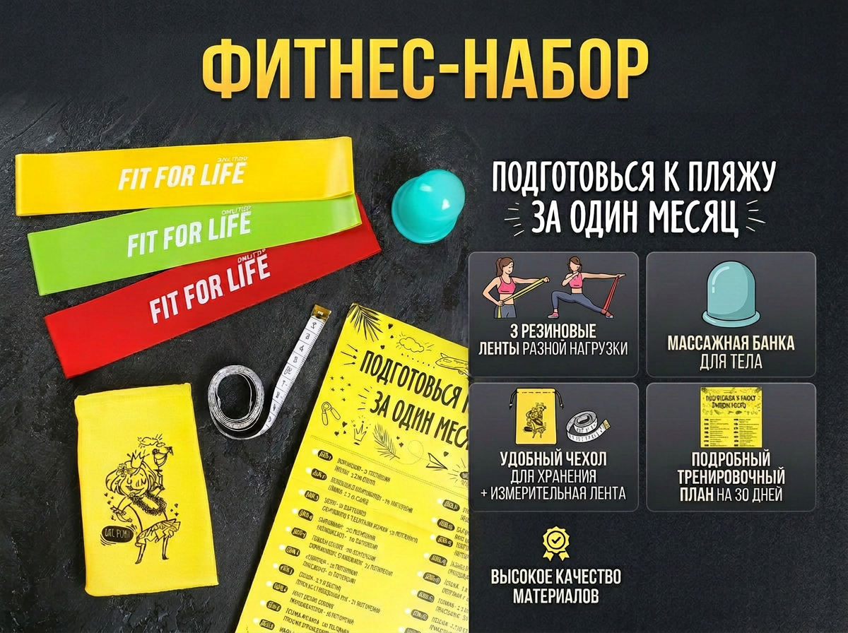 Резинка ONLITOP 7 шт. - фото 1