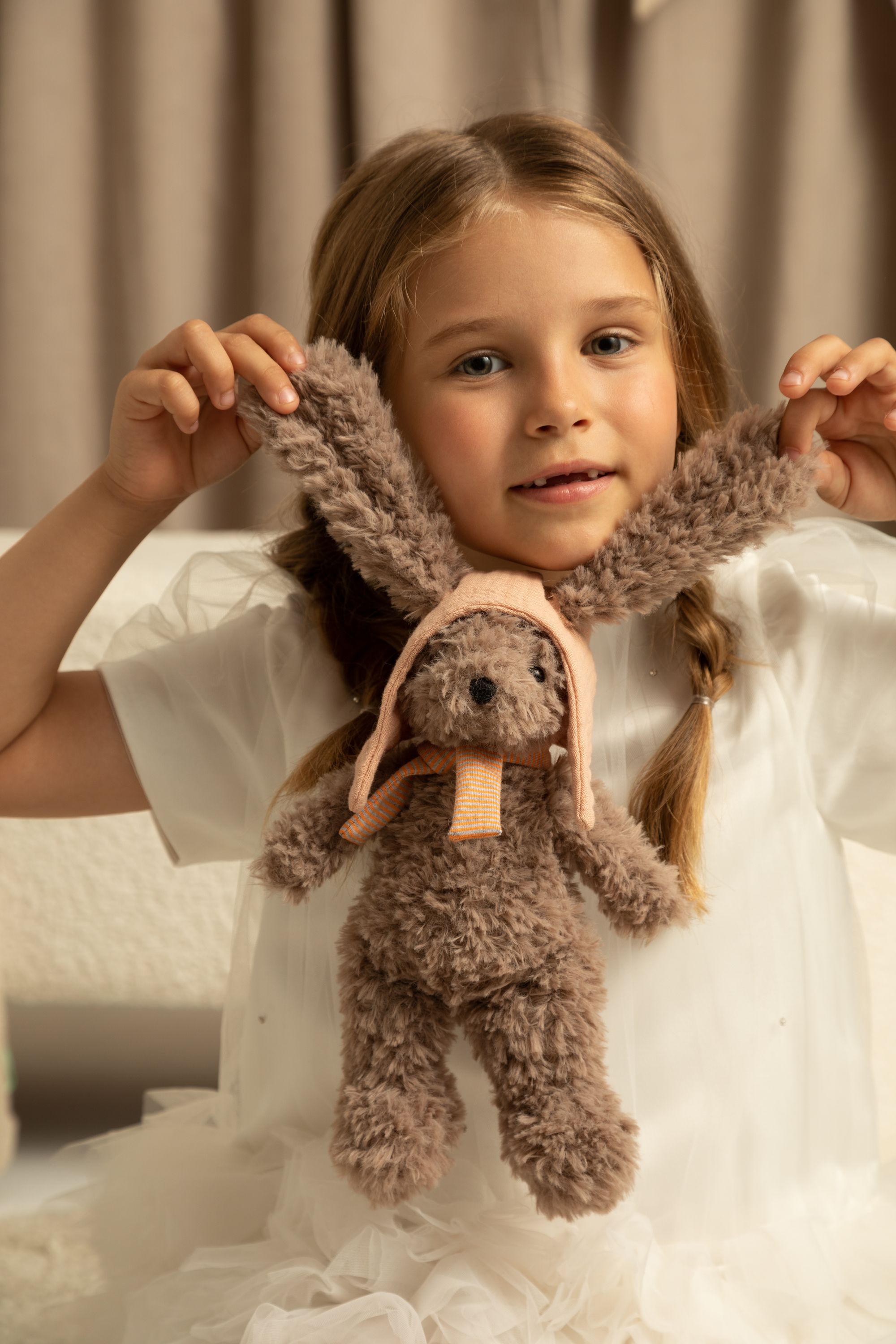 Мягкая игрушка GULLIVER toys Зайчик в шапочке - фото 13