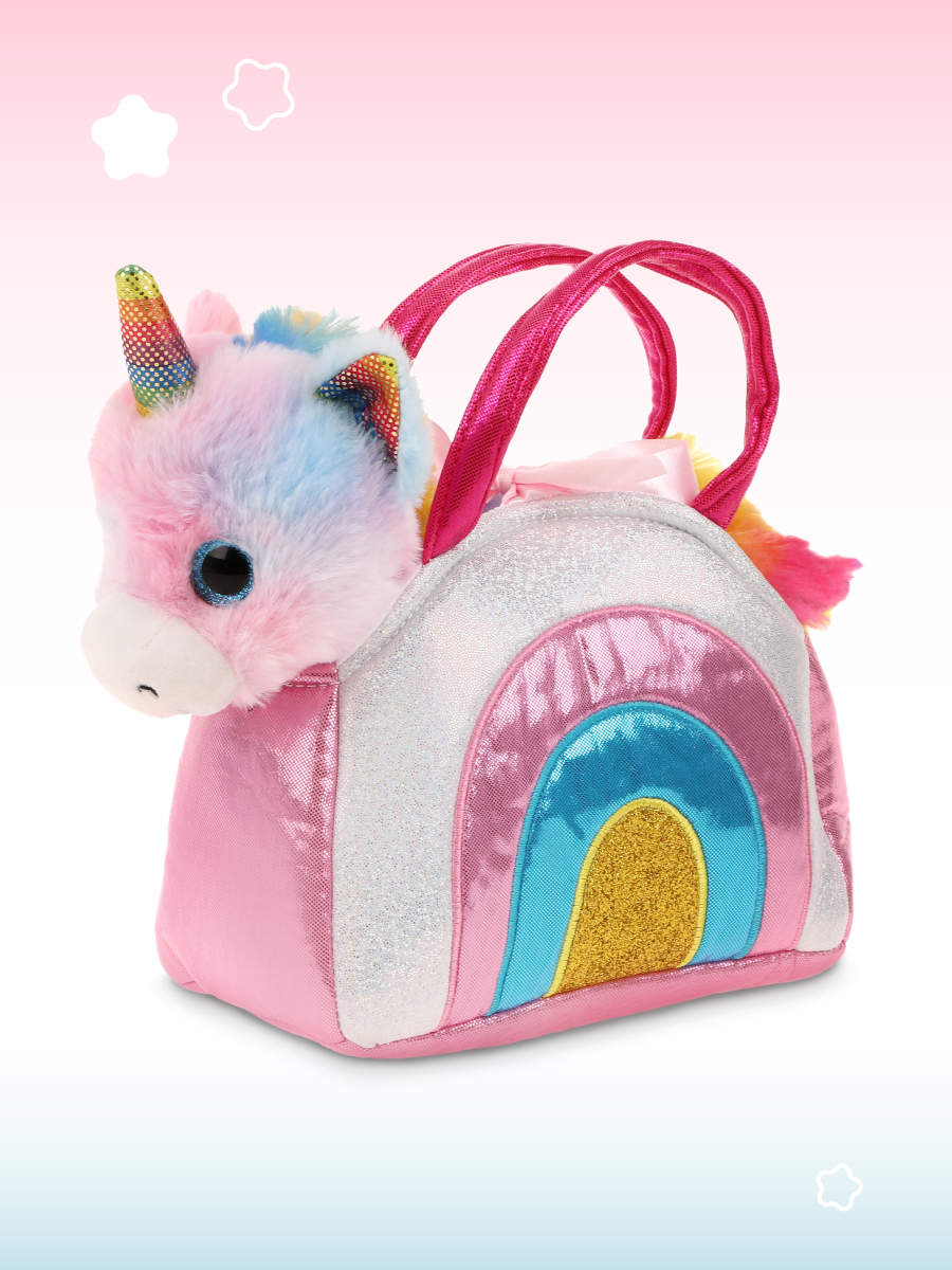 Игрушка мягкая Fluffy Family единорог 20 см - фото 7