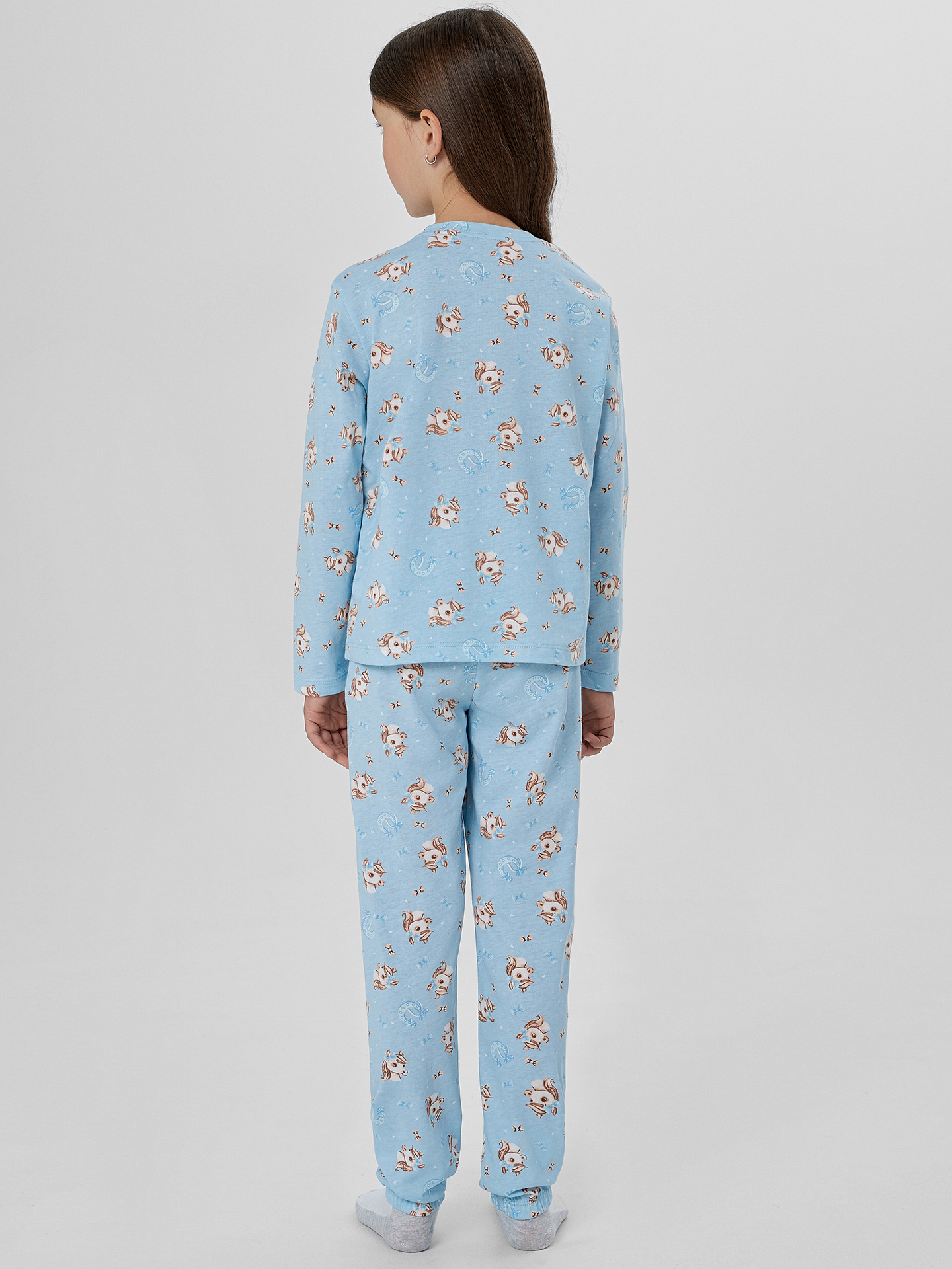 Пижама Mark Formelle (Марк Формэль) 567740/милые коники на голубом - фото 2