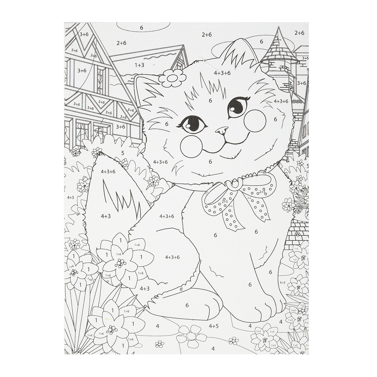 Картина по номерам Multiart Милая кошечка - фото 4