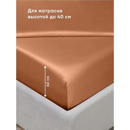 Простыня Askona Pure Bamboo 160 x 200 см на резинке 1 шт.