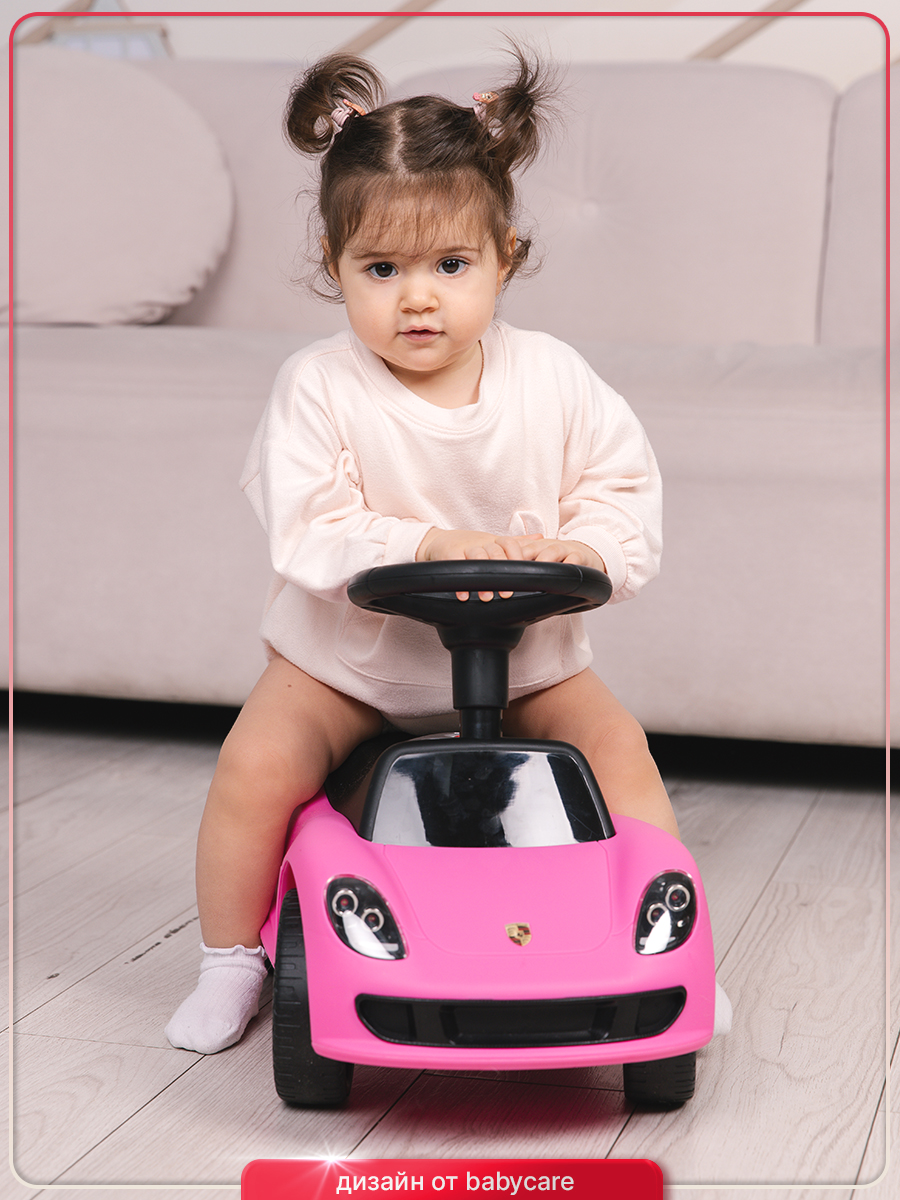 Каталка BabyCare Порш розовый - фото 13