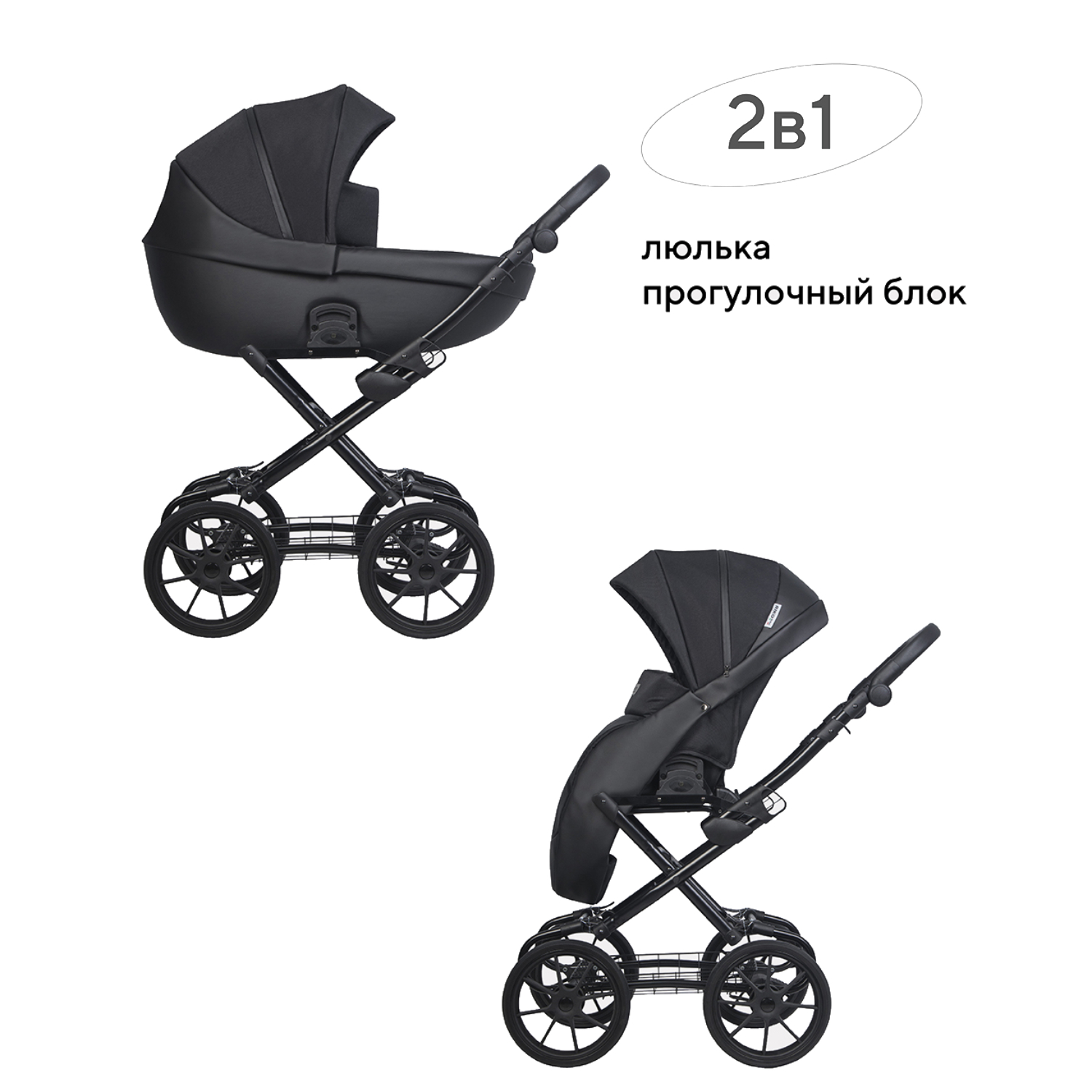 Коляска 2в1 Riko Basic Pacco - фото 1