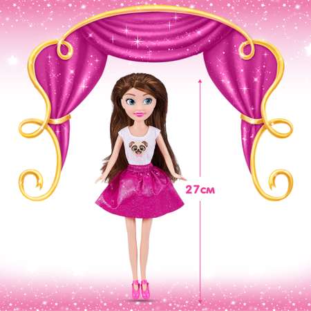 Кукла модельная Zuru Sparkle Girlz Прогулка с собакой