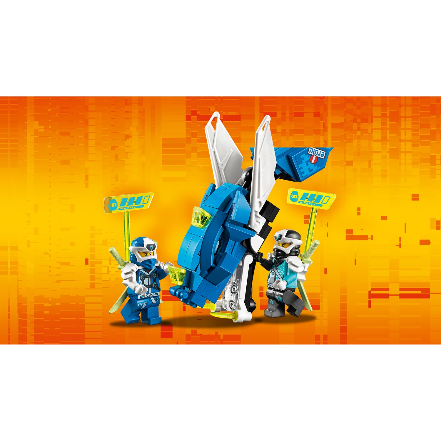 Конструктор LEGO NINJAGO Кибердракон Джея блочный - фото 11
