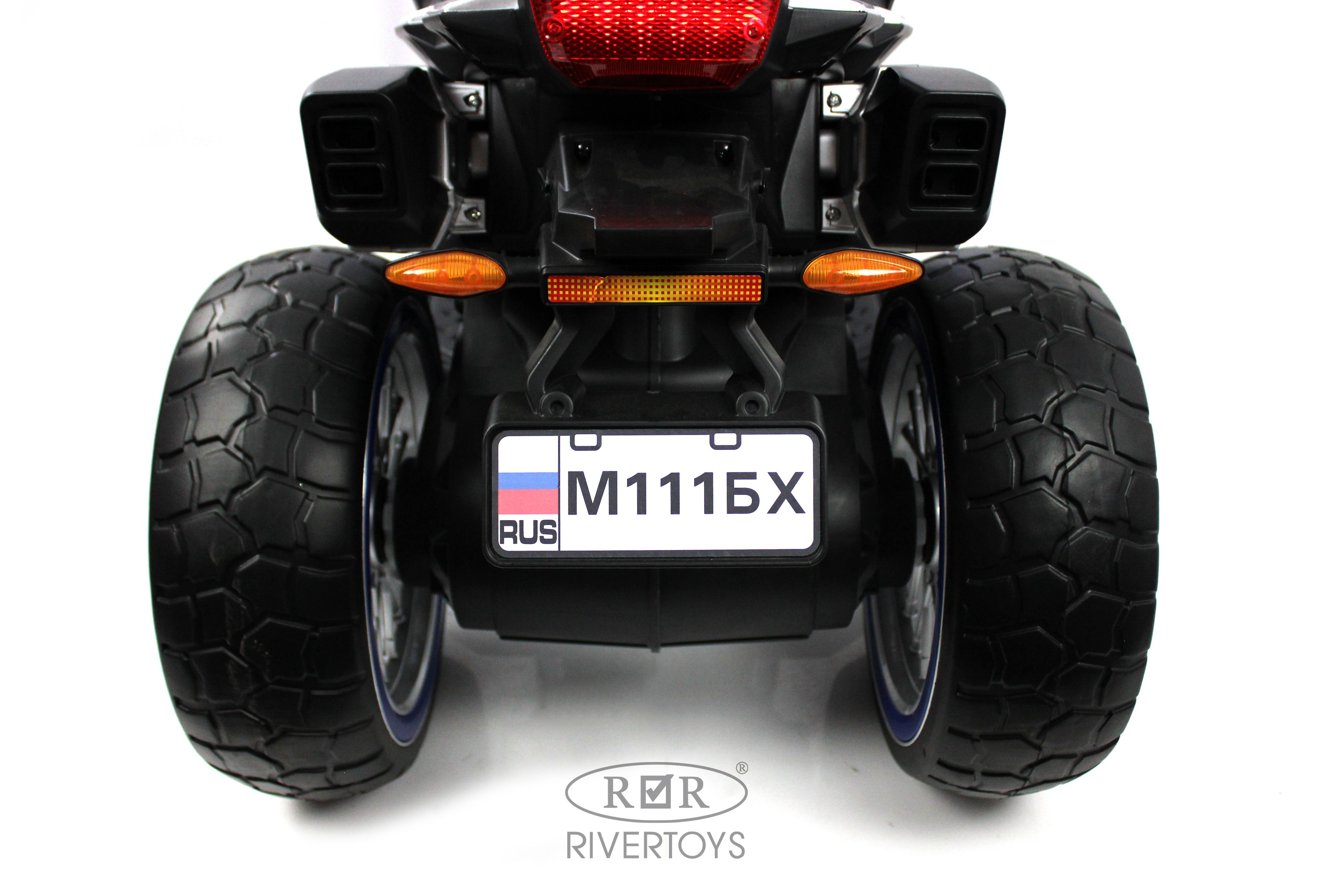 Электромотоцикл RIVERTOYS М111БХ-BLUE - фото 14