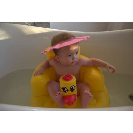 Детский козырек BabySwimmer для душа Розовый