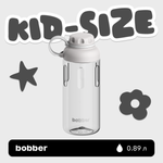 Бутылка Bobber Светло-серый 890 мл