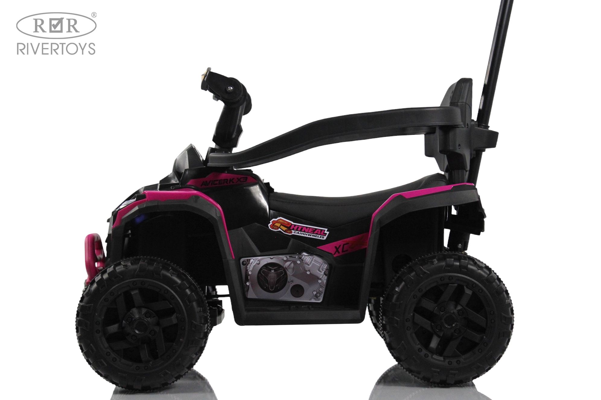 Электромобиль RIVERTOYS F003FF-NEW-PINK - фото 3