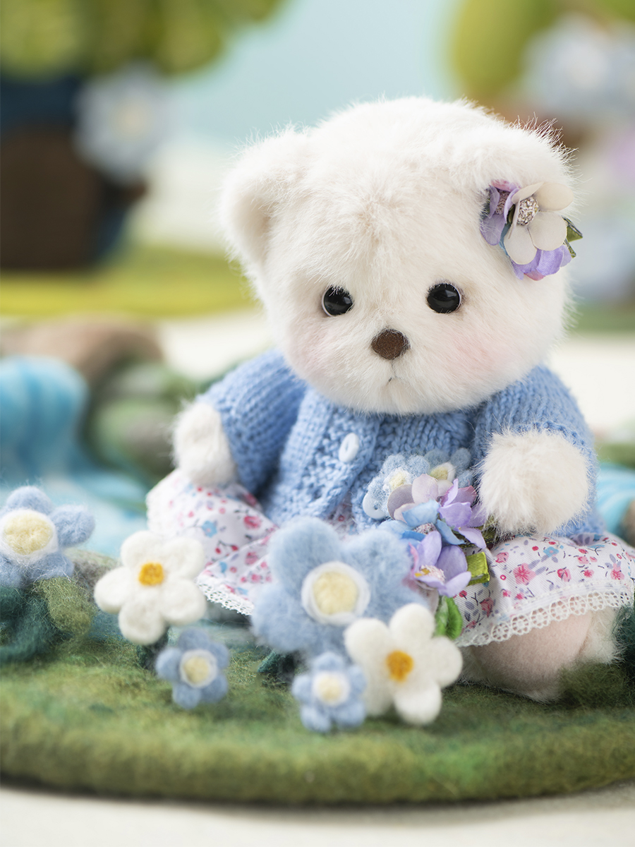 Мягкая игрушка TeddyTales Медведь Незабудка - фото 9