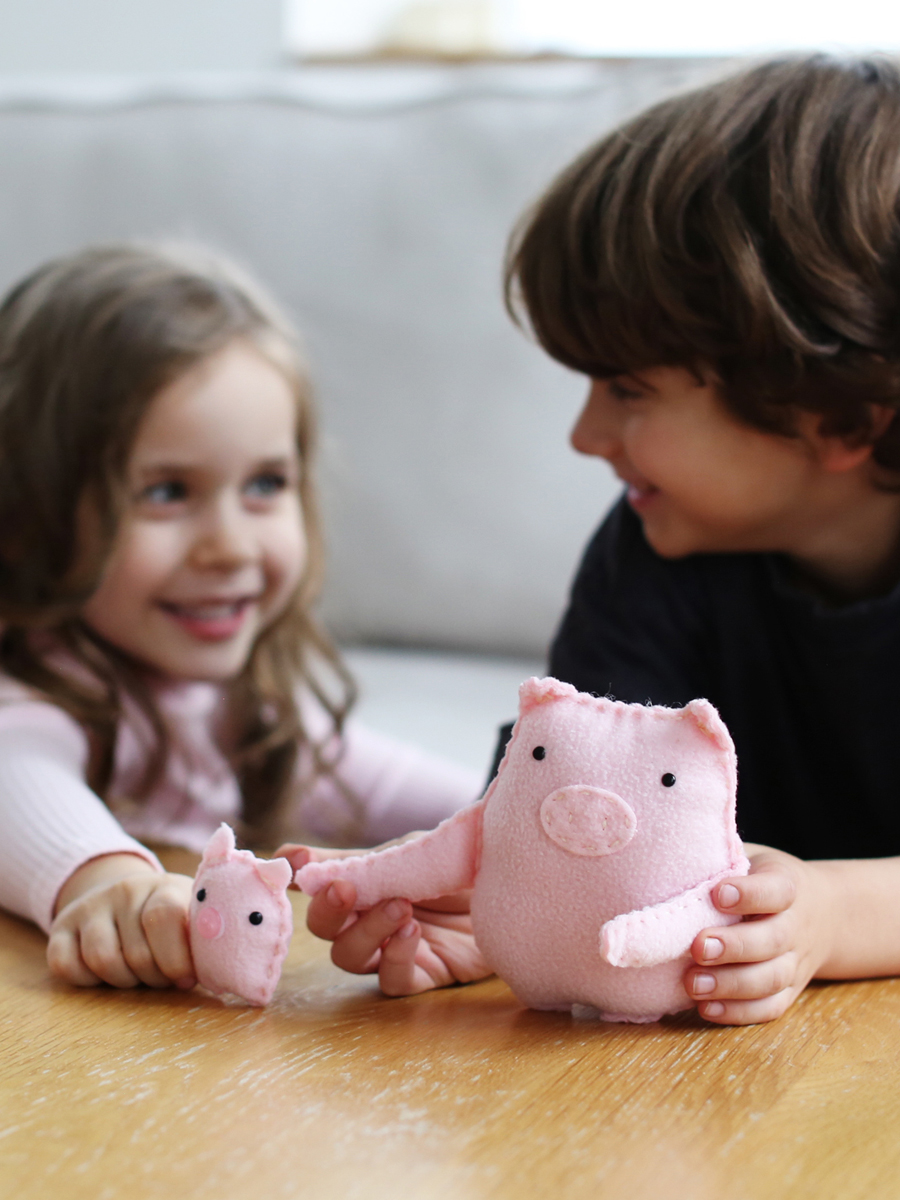 Набор для творчества HappyLine шитье Свинки- обниМЯШки - фото 26