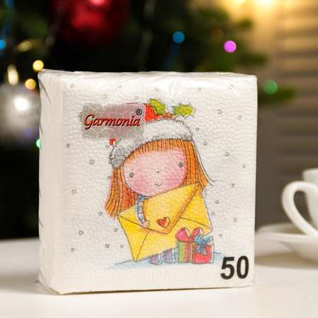 Бумажные салфетки Sima-Land 50 шт.