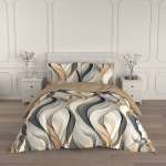 Комплект постельного белья для SNOFF сатин Брайн евро 4 предм.