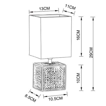 Настольная лампа ARTE LAMP Fiori A4429LT-1WA