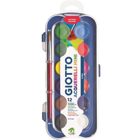 Краски акварель GIOTTO 12 цв.