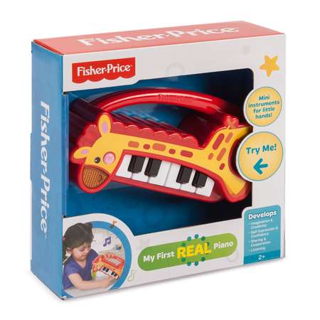 Мои первые игрушки Fisher Price Пианино Жираф