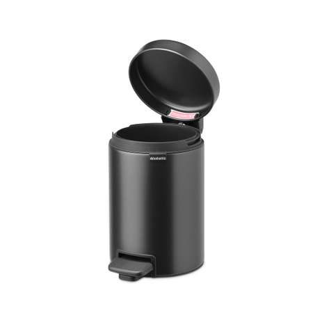 Бак мусорный Brabantia NewIcon с педалью серый 3л 233449