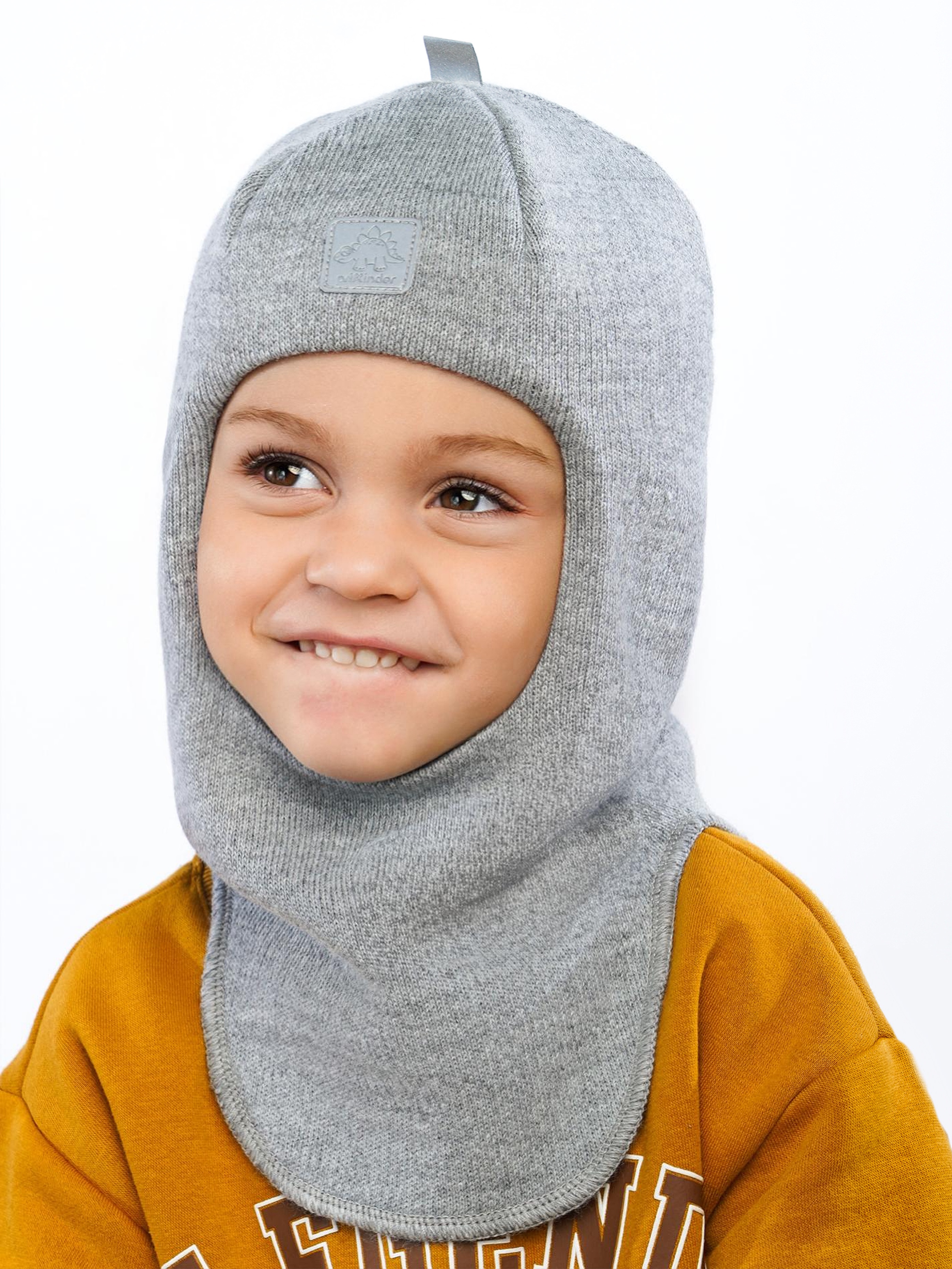 Шапка-шлем ПриКиндер MH3-6070/1 Цвет: Светлая сталь - фото 17