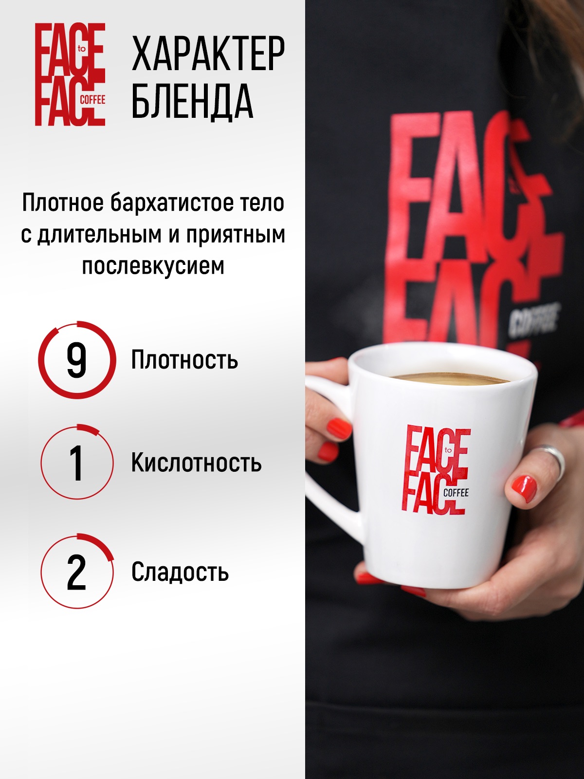 Кофе в зернах Face to Face forte - фото 4