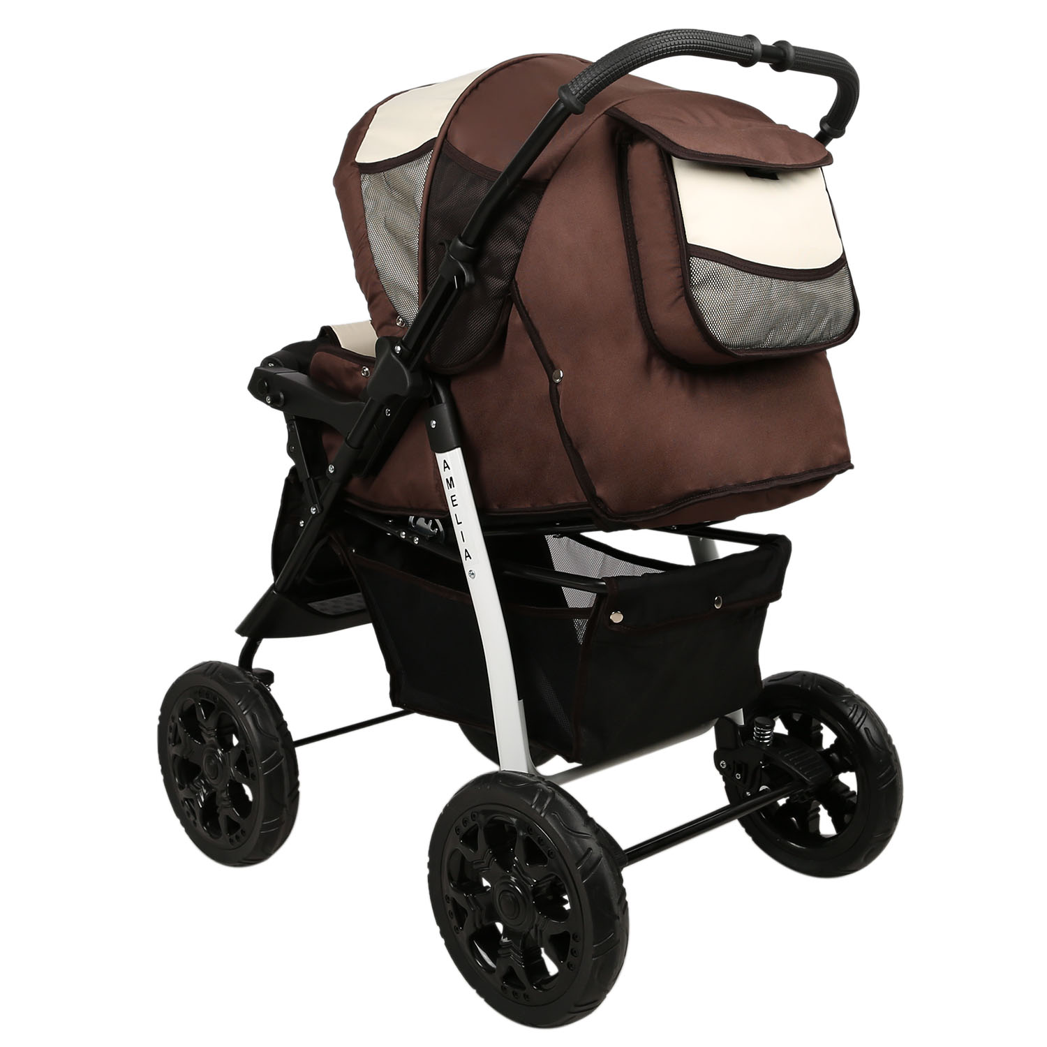 Коляска трансформер alis Amelia бежевый - фото 8