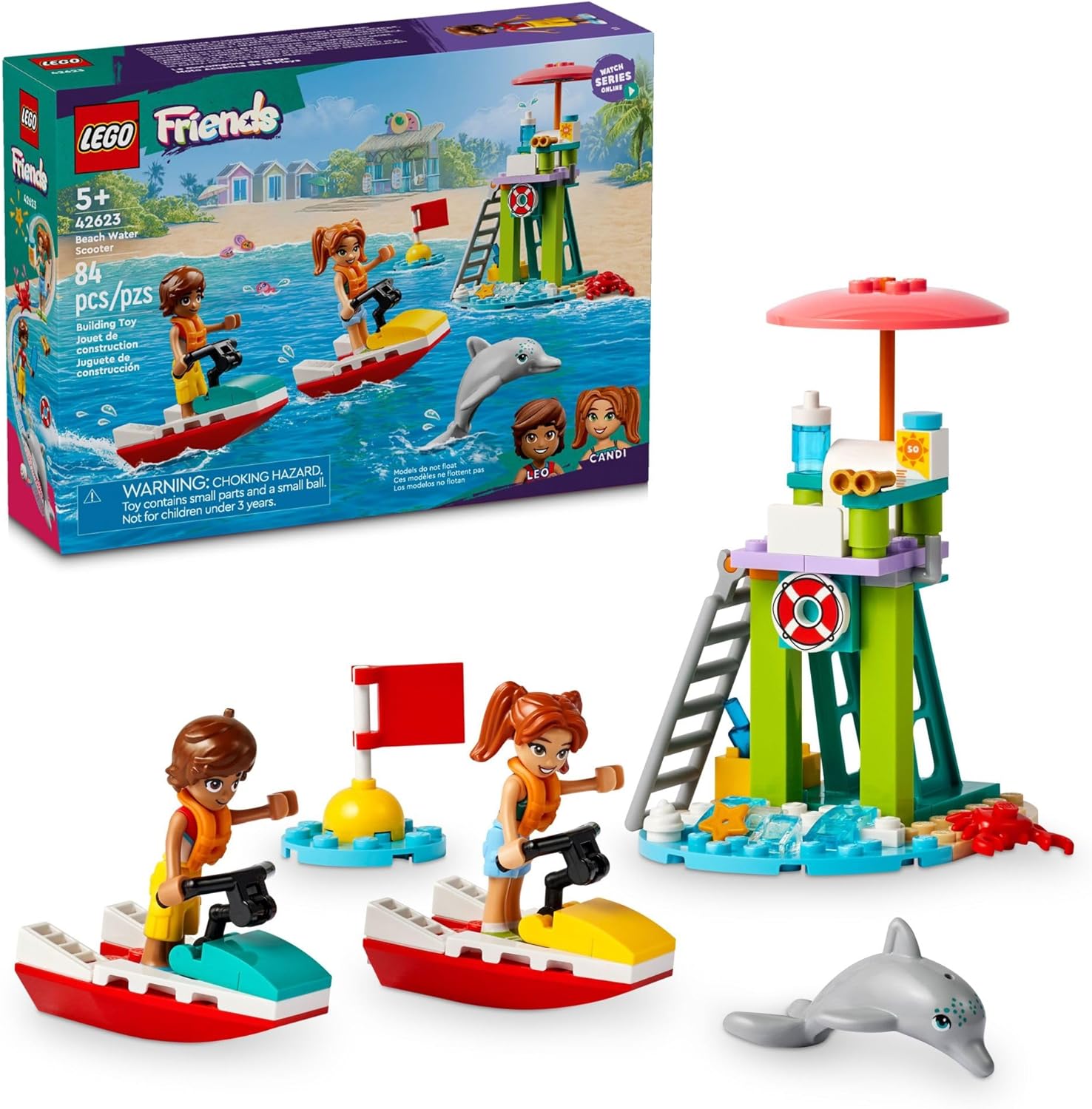 Конструктор LEGO Friends Пляжный водный скутер - фото 1