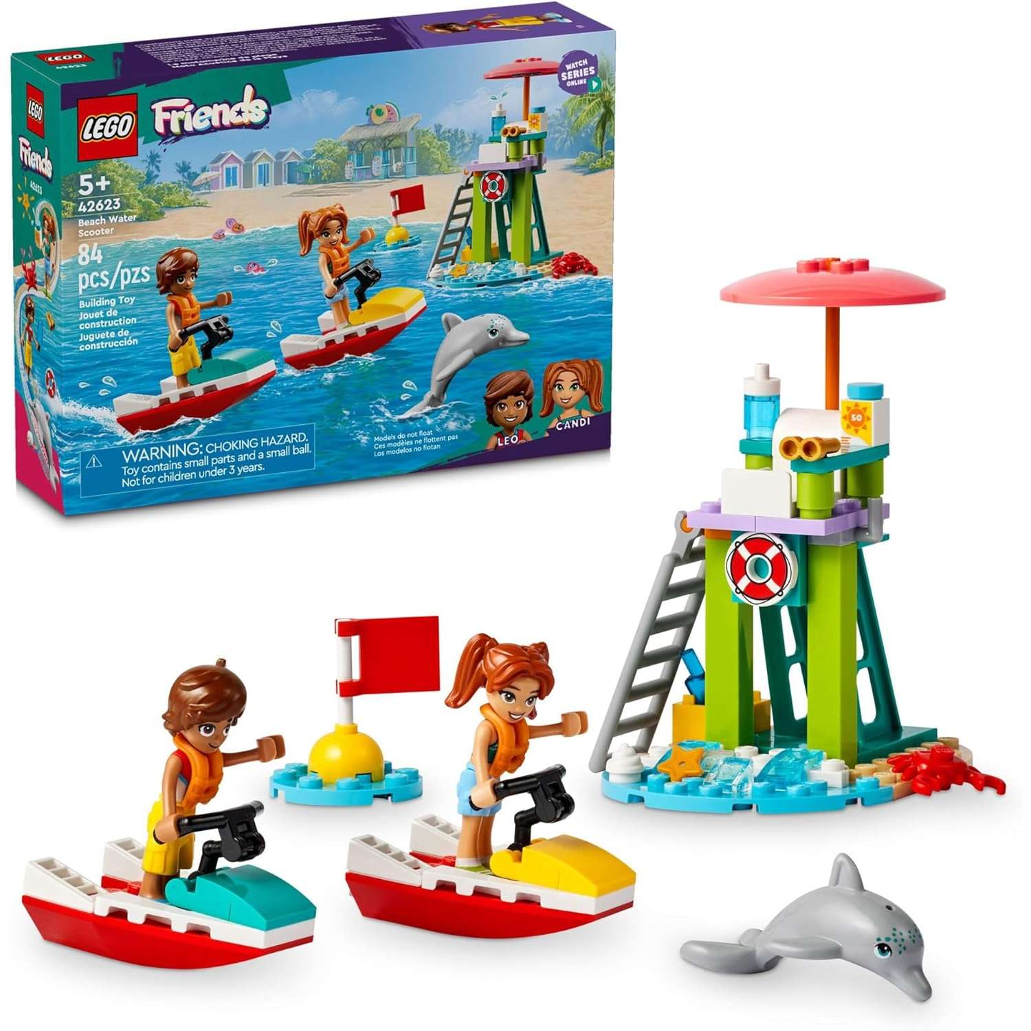 Конструктор LEGO Friends Пляжный водный скутер - фото 1
