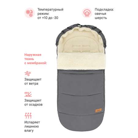 Зимний конверт в коляску Huge Basic