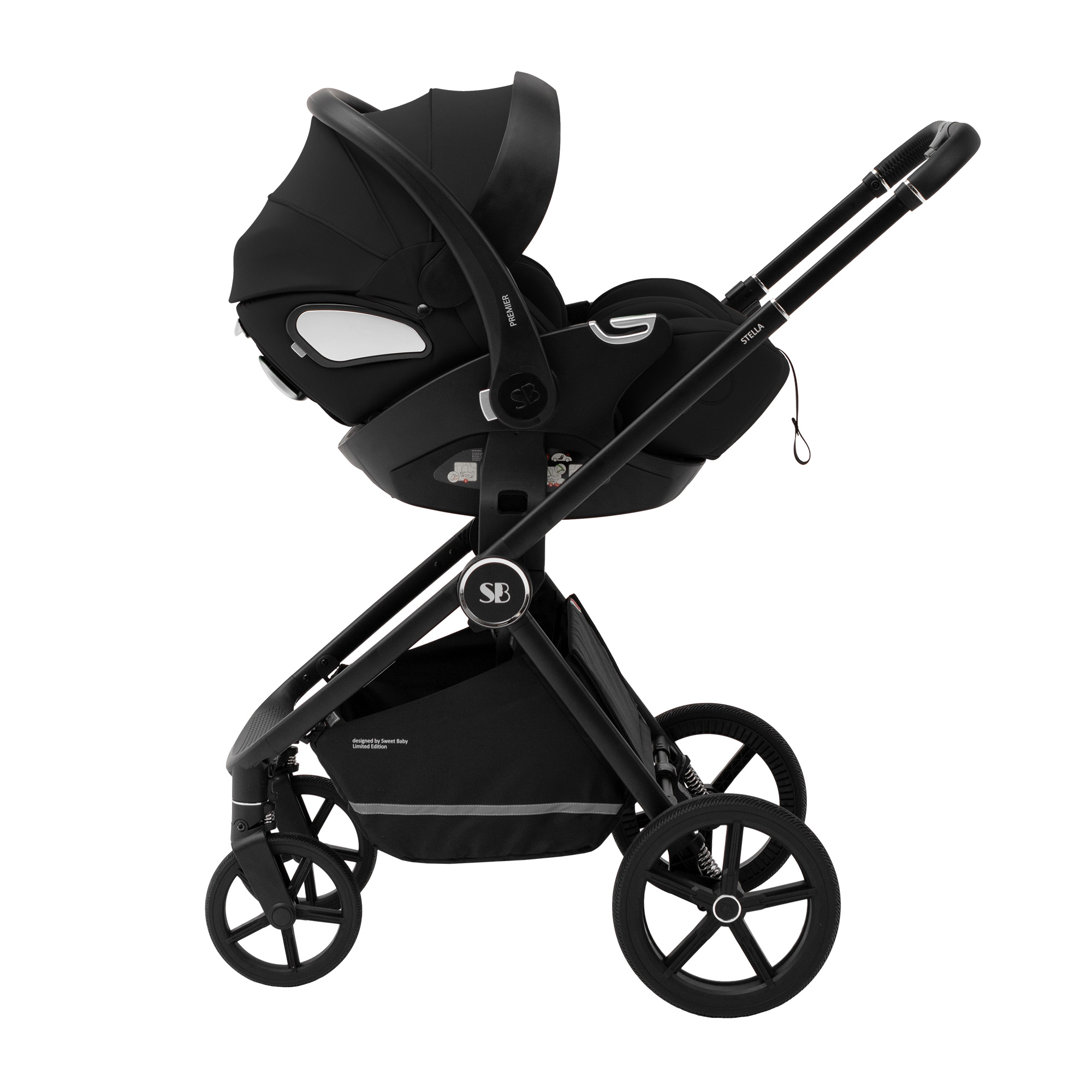 Автокресло Sweet Baby Premier WG06 Pro Black 0 (0 -13 кг) черный - фото 21