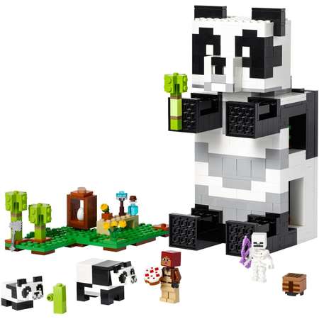 Конструктор LEGO Minecraft Дом панды блочный