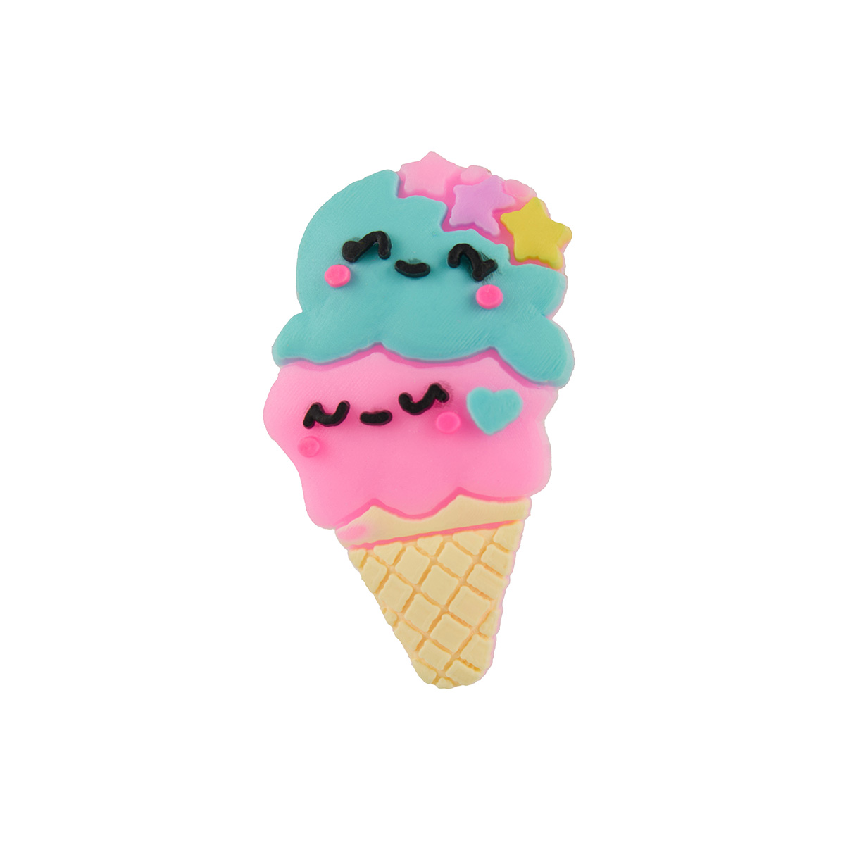 Solomeya Набор украшений для расчески, Мороженое, 5 шт./Set of charms for hair brush, Ice Cream, 5 pcs. - фото 4