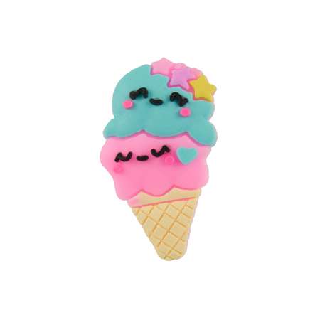 Solomeya Набор украшений для расчески, Мороженое, 5 шт./Set of charms for hair brush, Ice Cream, 5 pcs.