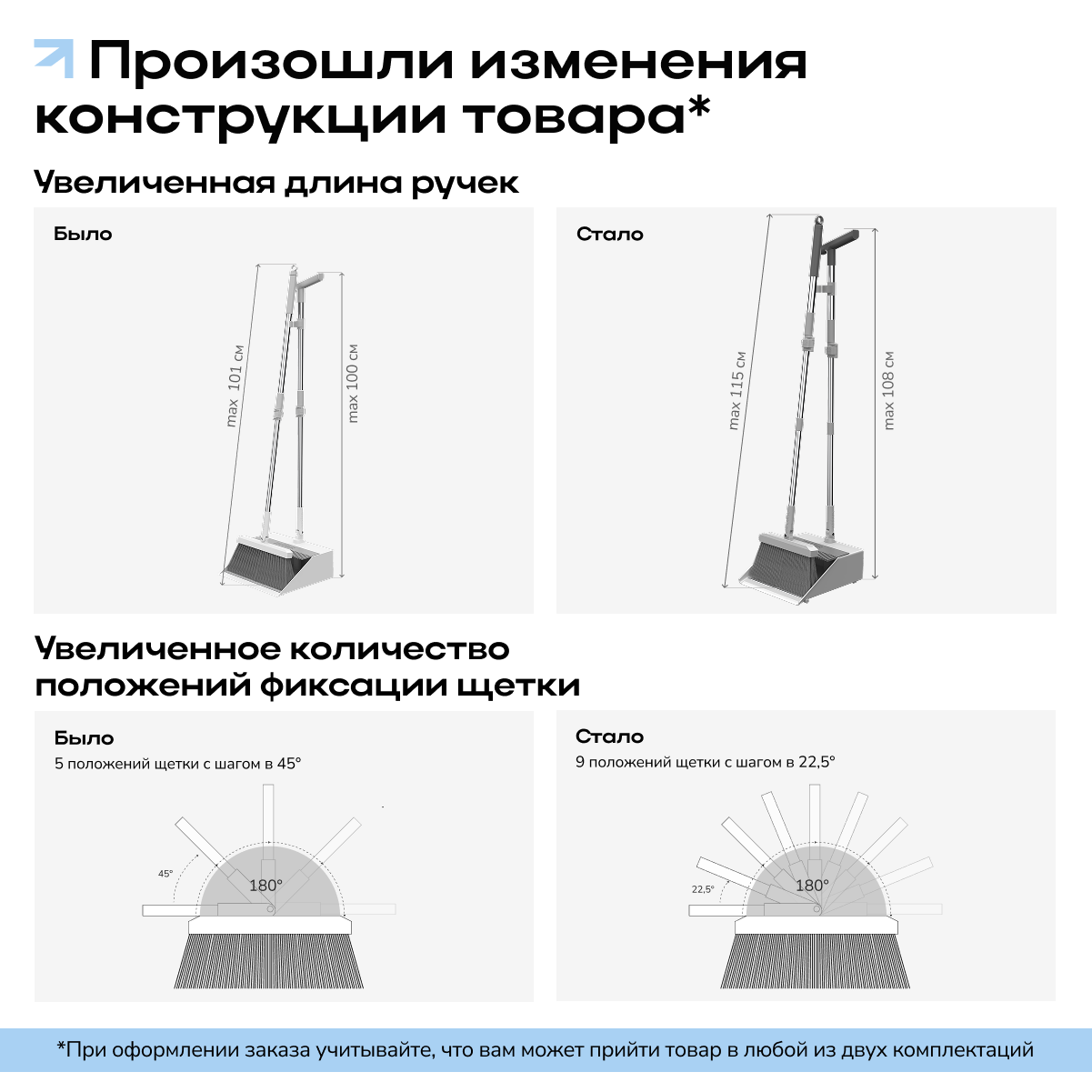 Набор Zetter Щетка и совок L - фото 2