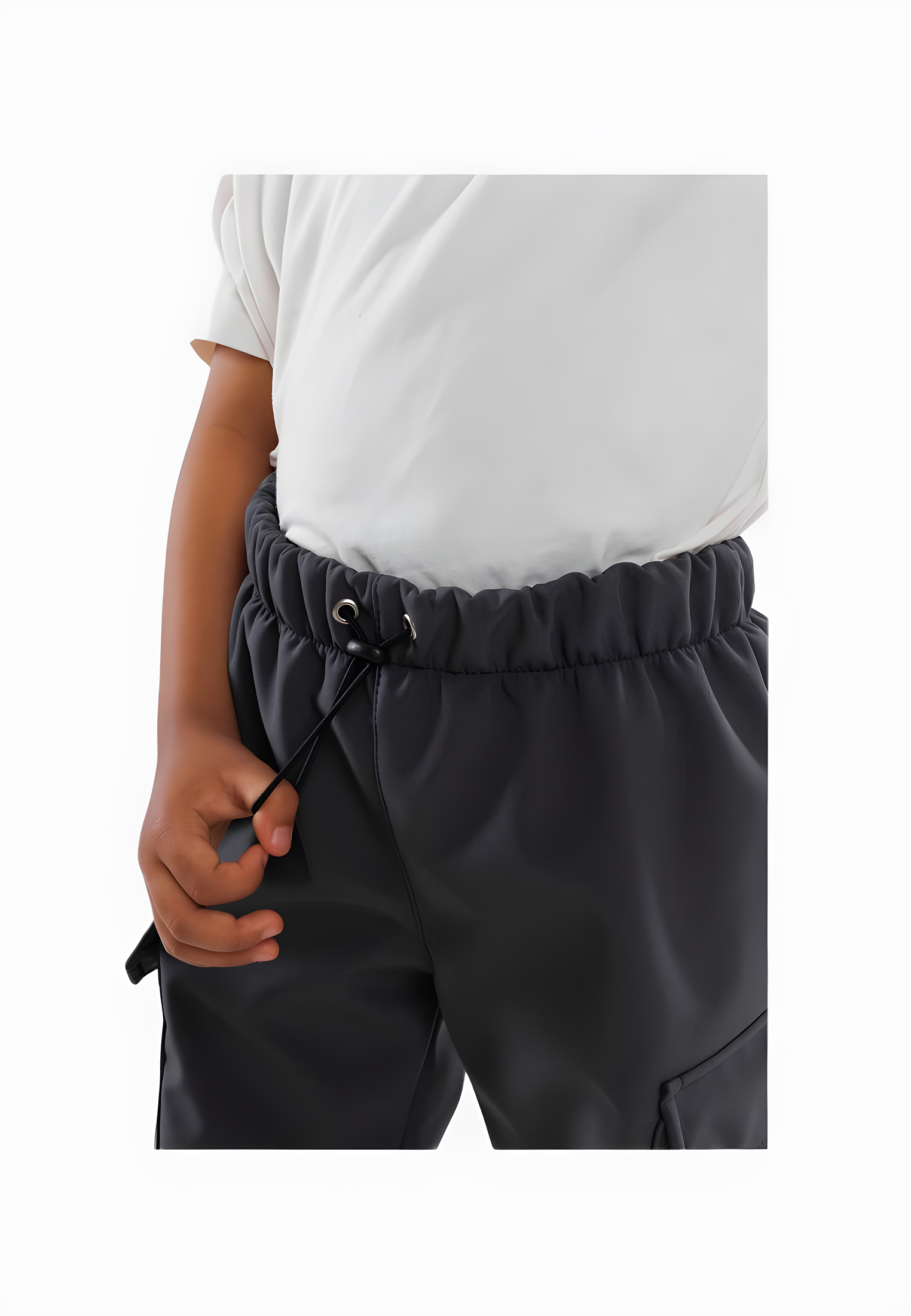 Брюки Little Kiddy jogger_softshelll_черный - фото 4