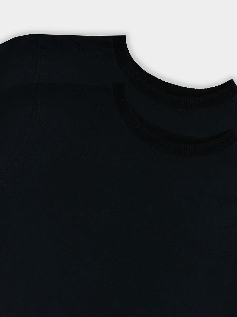 Футболка 2 шт Mark Formelle (Марк Формэль) 113379-2/черный +черный - фото 8