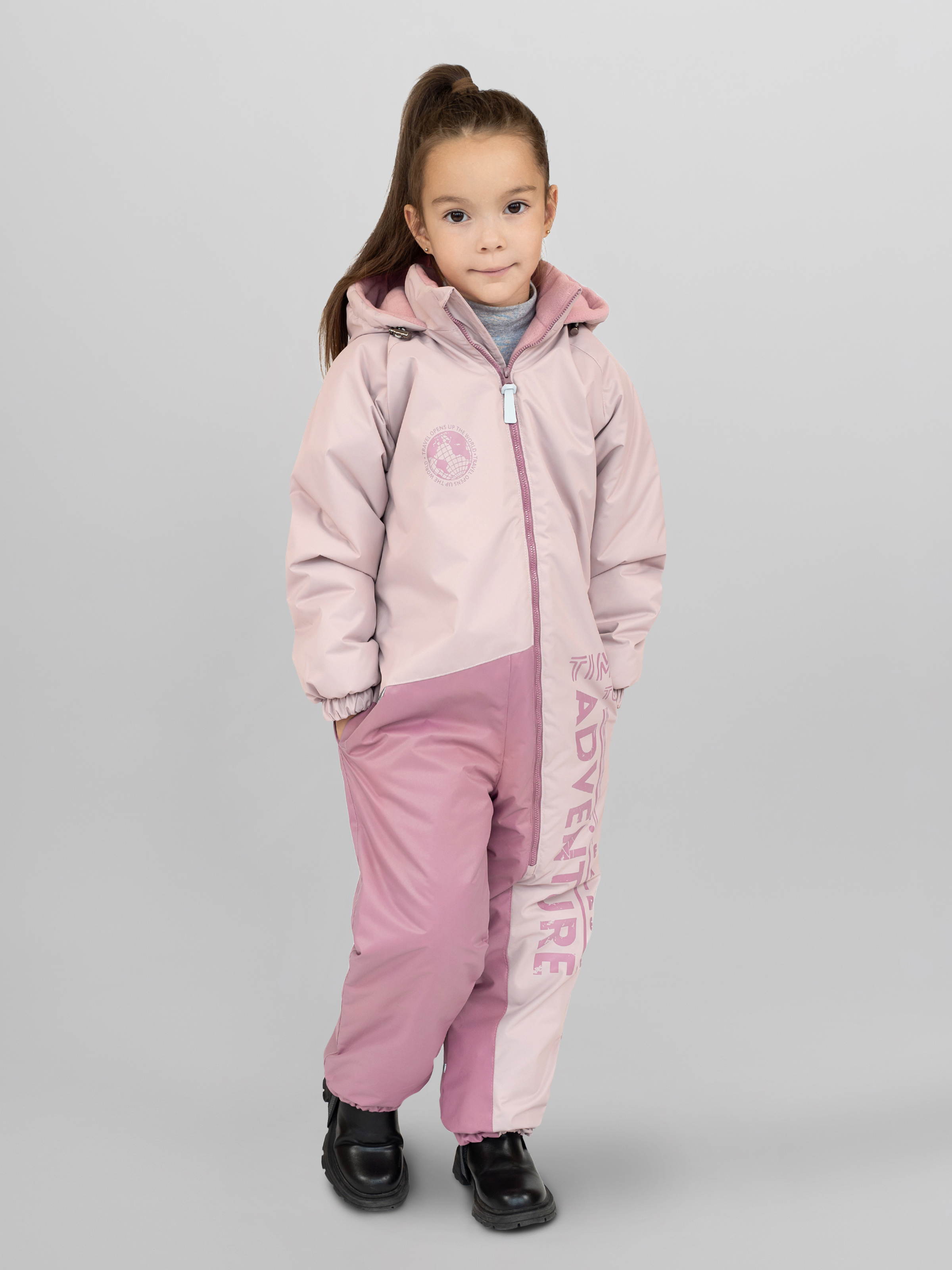 Комбинезон Arctic kids 30-038 т.розовый - фото 4