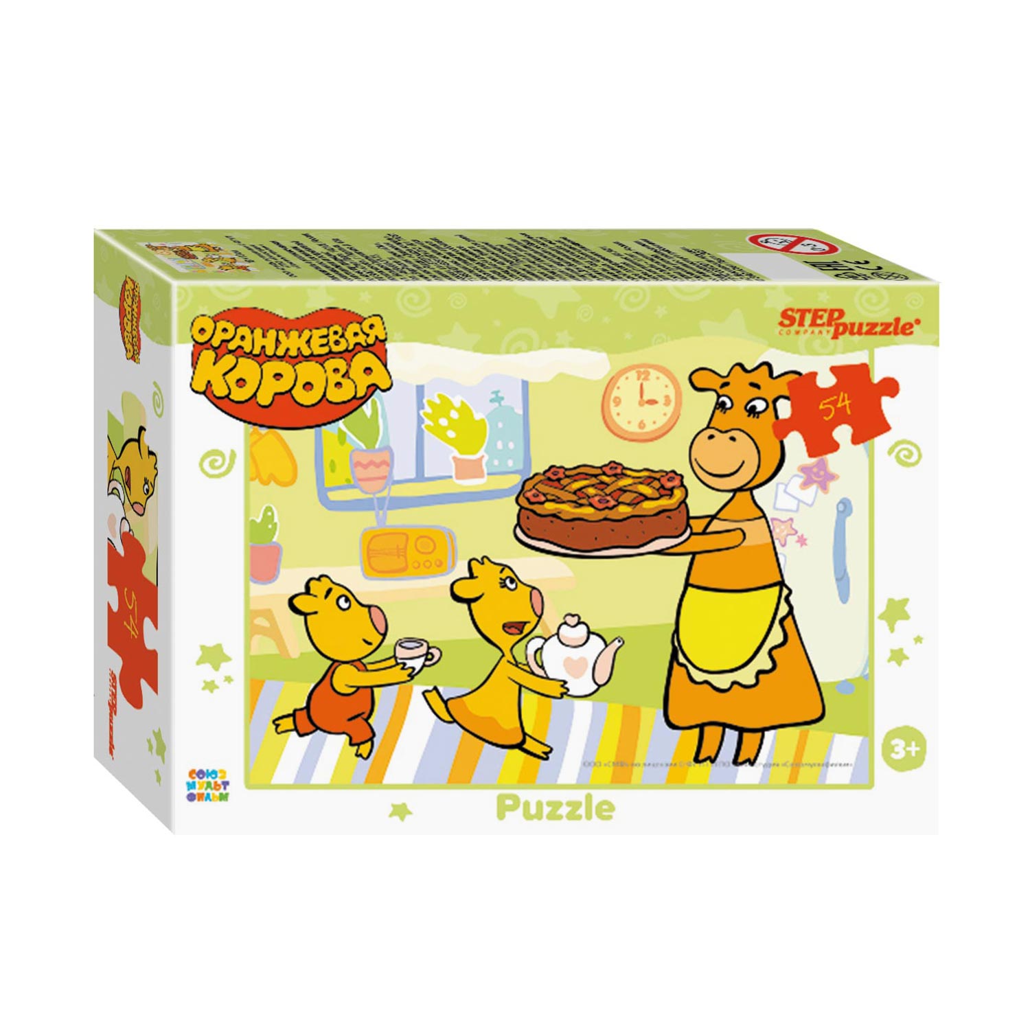 Пазл Step Puzzle Оранжевая корова классический в ассортименте - фото 6