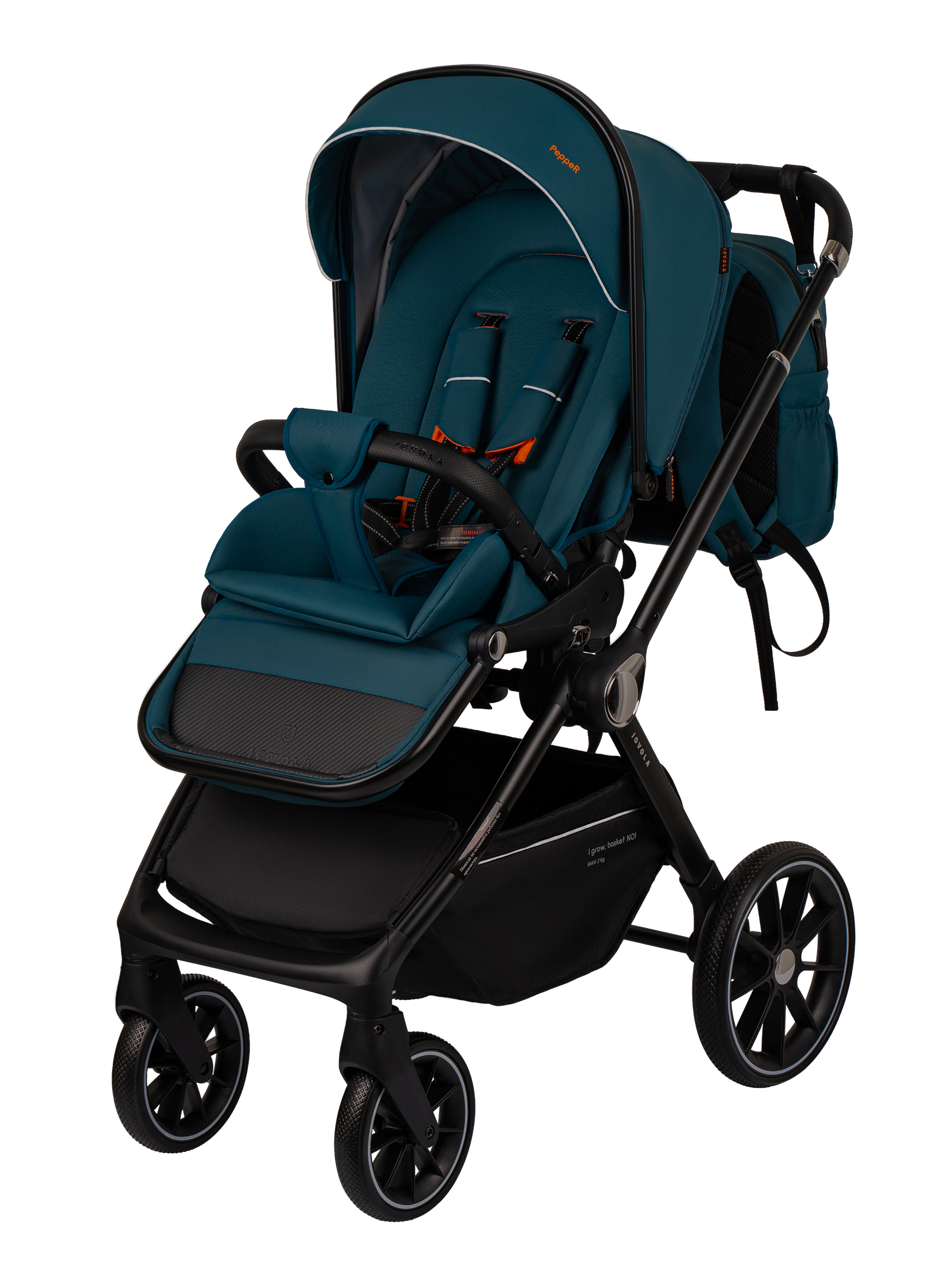 Коляска 3в1 JOVOLA Pepper 3в1 зеленый - фото 21
