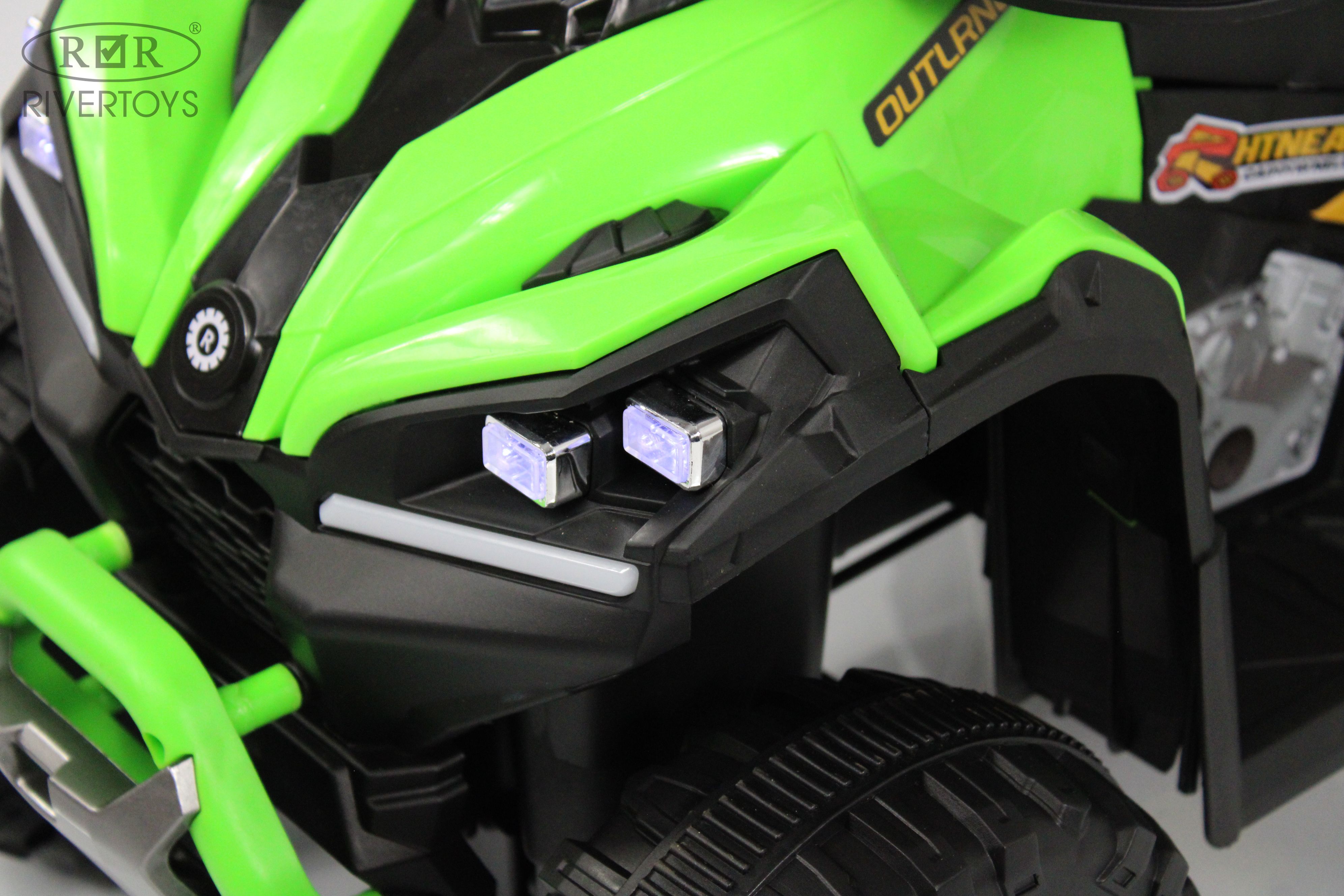 Электромобиль RIVERTOYS F003FF-A-NEW-GREEN - фото 7