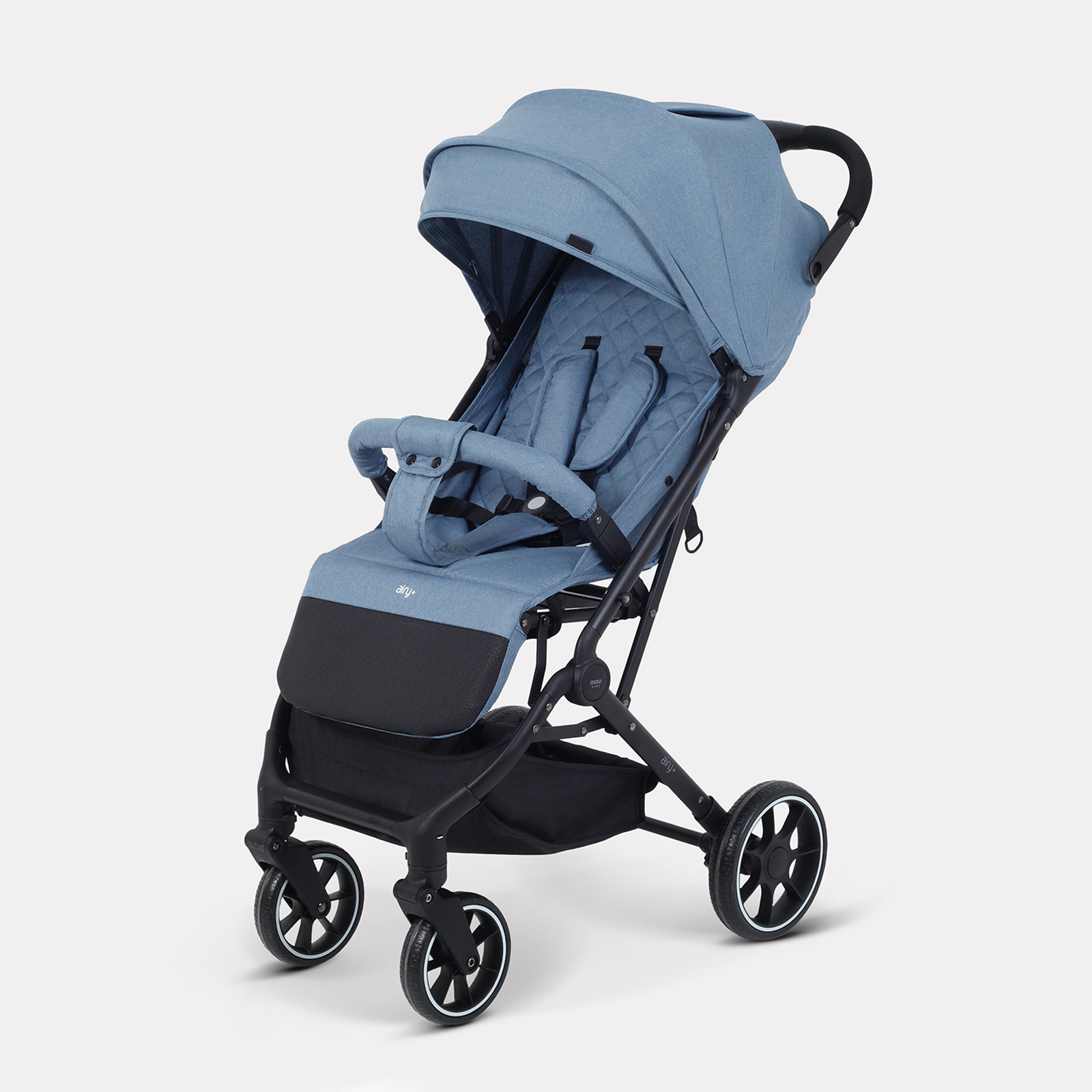 Коляска прогулочная MOWbaby AIRY plus голубой - фото 13