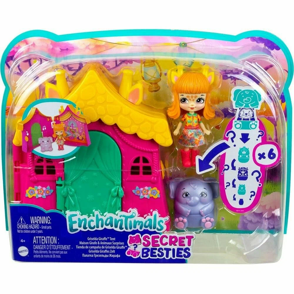 Кукла классическая Enchantimals домик сюрприз высота 9 см HCF74 - фото 6