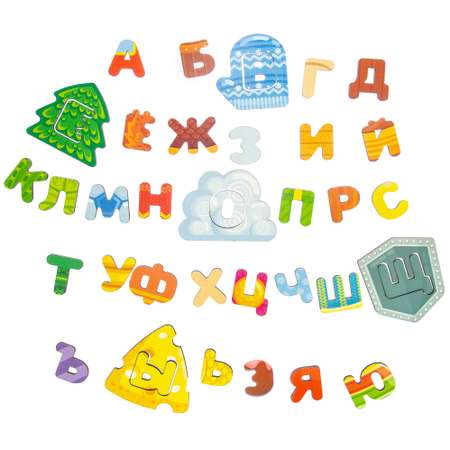 Игрушка WOODLANDTOYS сортер Азбука