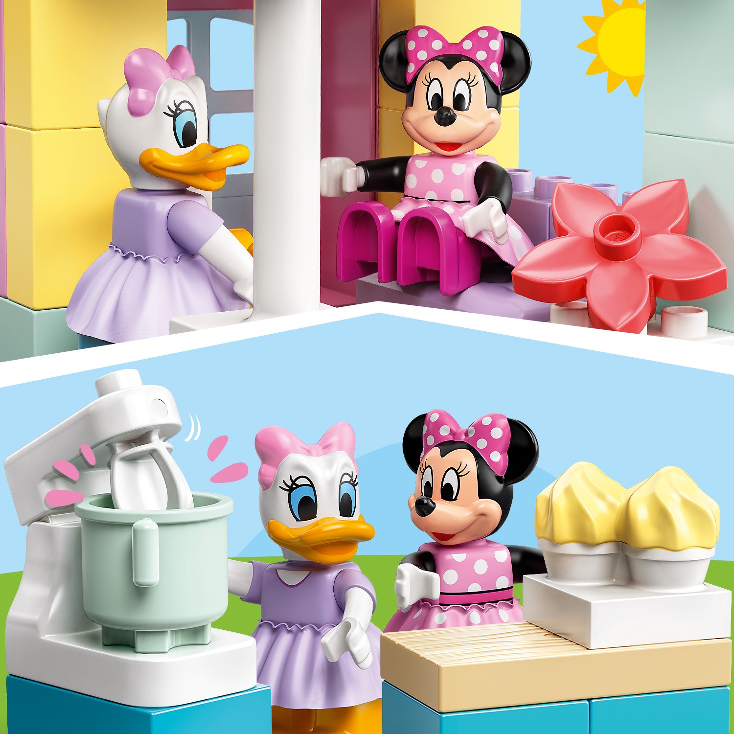 Конструктор LEGO DUPLO Дом и кафе Минни блочный - фото 9