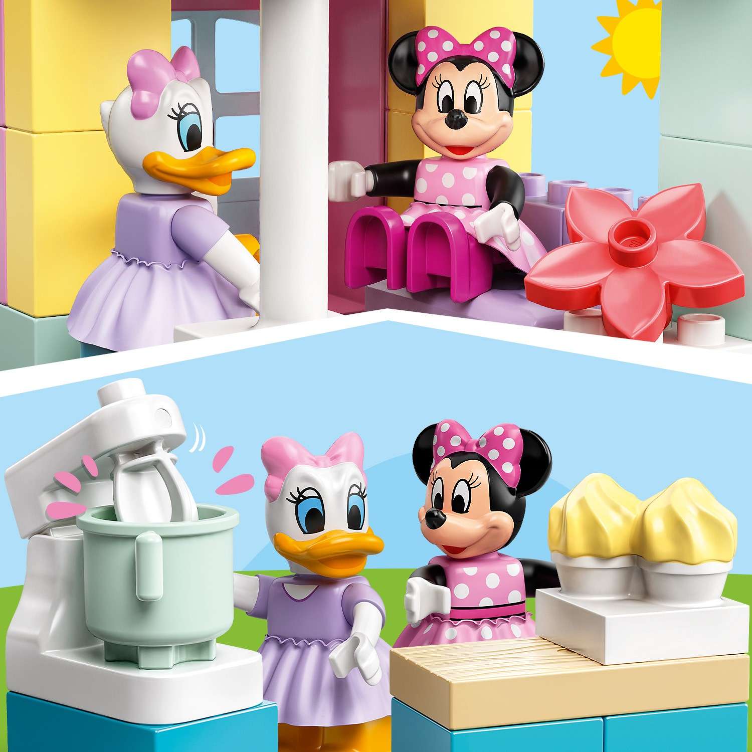 Конструктор LEGO DUPLO Дом и кафе Минни блочный - фото 9